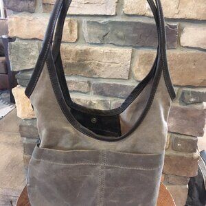 Rough & Tumble Small Canvas Tux Sling Dark Oak Distressed Espresso